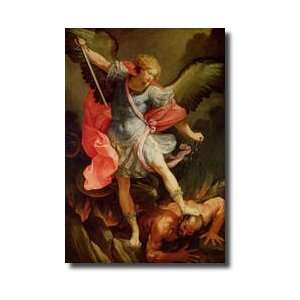  The Archangel Michael Defeating Satan Giclee Print