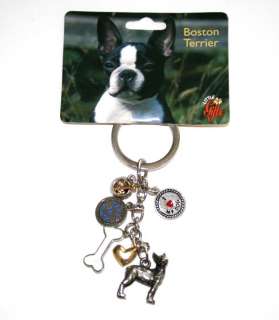 Boston Terrier Little Gifts Dog Breed Keychain for People  