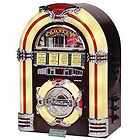   1947 CD PLAYER JUKE BOX w/ AM/FM ANALOG RADIO/TUNER+LED DISPLAY Walnut