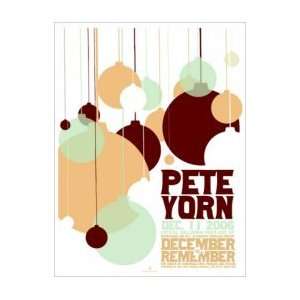  PETE YORN   Limited Edition Concert Poster   by Powerhouse 