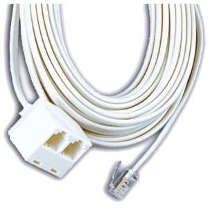  GE Phone Line Cord with Dual Jack (TL26572) Electronics