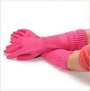 Mamison Washing Cleaning Long Band Gloves Made in Korea 100% Crude 