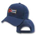 CUBA CUBAN NAVY BLUE FLAG COUNTRY EMBROIDERY EMBROIDERED CAP HAT