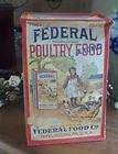 Old Advertising Box Federal Poultry Food Tonic Mifflinburg PA Color 
