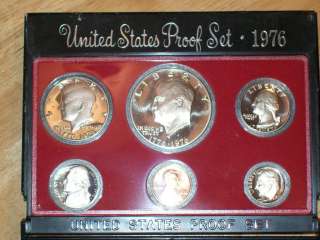 1976 S ORIGINAL 6 COIN UNITED STATES MINT PROOF SET  