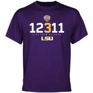  NCAA LSU Tigers ESPN T Shirt   Purple