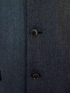 mens charcoal CLAIBORNE soft tweed jacket blazer sport coat worsted 