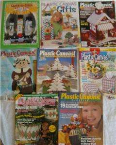   LOT Plastic Canvas PATTERNS Magazines LEAFLETS Books 65 Publications