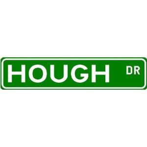  HOUGH Street Name Sign ~ Family Lastname Sign ~ Gameroom 
