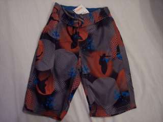 NWT Boys Gymboree Shark rashguard swim shirt & shorts trunks ~ 4 