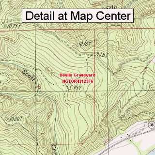   Map   Devils Graveyard, Oregon (Folded/Waterproof)