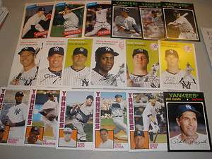 2012 Topps Archives Baseball New York Yankees Team Set (18)  