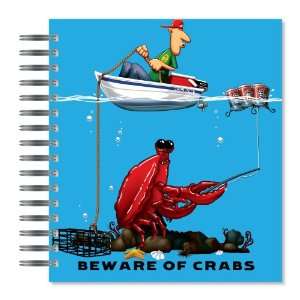  Beware of Crabs Picture Photo Album, 18 Pages, Holds 72 Photos 