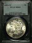1883 CC Morgan Dollar PCGS MS 65 Clean Artic White Coin