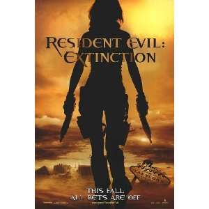  Resident Evil  Extinction Advance Movie Poster Double 