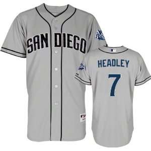  Chase Headley Jersey Adult Majestic Road Grey Authentic 