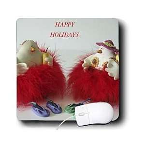    Florene Christmas   Holiday Chickens   Mouse Pads Electronics
