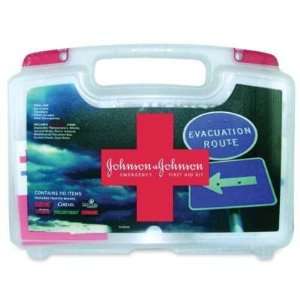  Johnson & Johnson Emergency Fist Aid Kit, 110 Items, w 