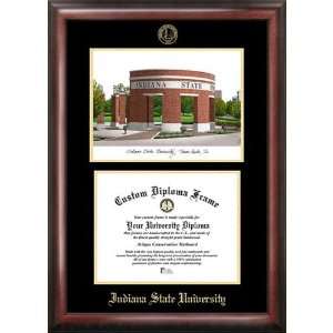  Indiana State University Gold Embossed Diploma Frame with 