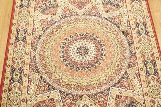   Design 100% Silk Gum Ghom Persian Oriental Area Rug Carpet 3x5  