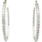 Bling by Wilkening Silver Small Double Sided Empire State Hoops After 