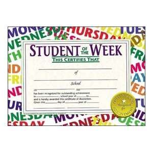  STUDENT OF THE WEEK 30/PK 8.5 X 11 Toys & Games