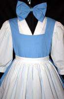 BELLE Blue PROVINCIAL 4 PC COSTUME/Dress SET  