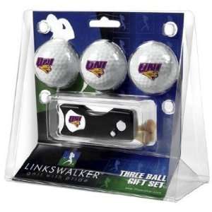 Northern Iowa Panthers 3 Golf Ball Gift Pack w/ Spring Action Tool 