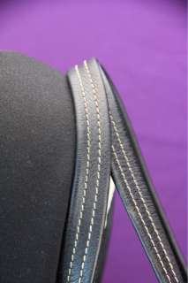 Authentic Black Leather PRADA Handbag, Lock + Key, Purse/Case Designer 