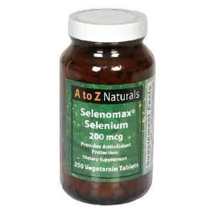 A to Z Naturals Selenomax Selenium, 200 mcg, Vegetarian 