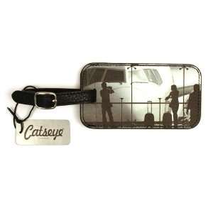 Jet Set Departure Lounge Luggage Tag by Catseye 