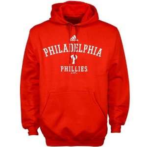 Adidas Philadelphia Phillies Red Practice Hoody Sweatshirt  