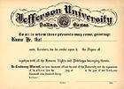 jefferson university dallas texas 1930 s blank diploma expedited 