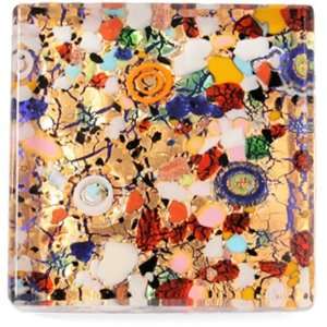  Eccolo Murano Glass Capri Multicolor Paperweight