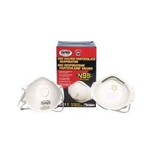   Safety 10PK RESPIRATOR N95 VALVED PARTICULATE 10PK 