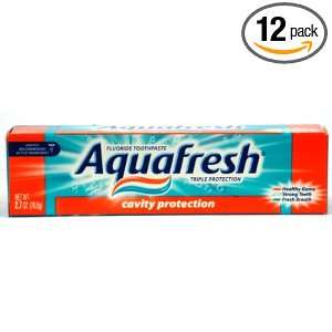 Aquafresh Triple Protection Fluoride Toothpaste, Cavity Protection, 2 