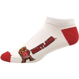  NCAA Maryland Terrapins White Logo & Name Ankle Socks 