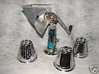Vintage Vac O Matic Space Salad Maker W/ 3 Attachments  