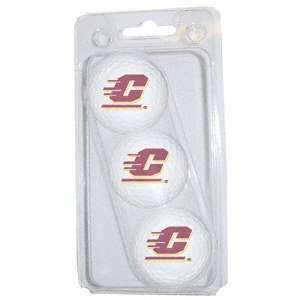  Central Michigan Chippewas 3 Ball Sleeve Sports 