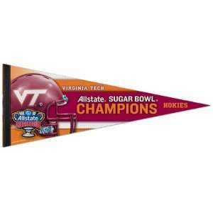  Virginia Tech Hokies 2012 Sugar Bowl Champions 12x30 