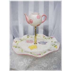  One Tier Teapot Tray by Cindy Houot