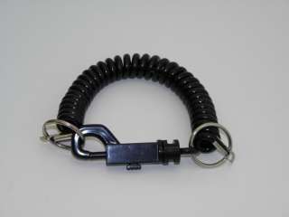 Bungee Cord Key Chain w/ Clip & 2 Key Rings   STRETCHY  