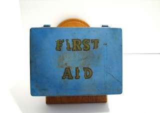 Antique Medicine Industrial First Aid Kit  