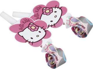 Hello Kitty Pink Stars Birthday Party Loot Bags x 8  