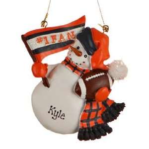  Personalized Chicago Bears Football Fan Christmas Ornament 