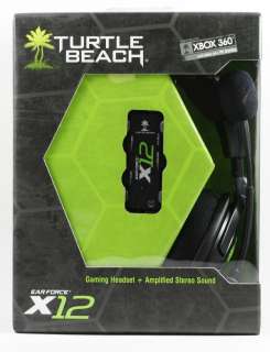 Turtle Beach Ear Force X12 Gaming Headset + Amplified Stereo NEW 