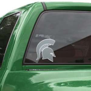  NCAA Michigan State Spartans Large Perforated Window Decal 