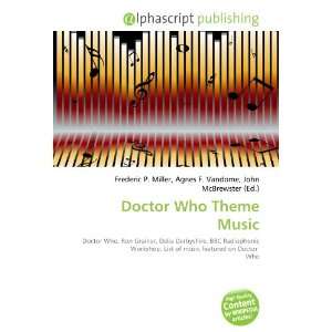  Doctor Who Theme Music (9786133796249) Books