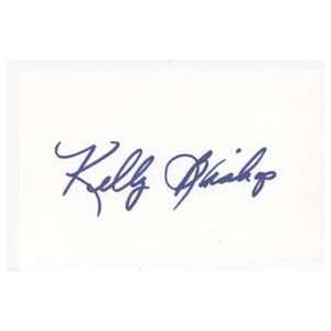 KELLY BISHOP Signed Index Card In Person