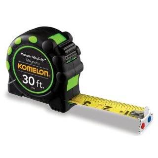 Komelon 7130 Monster MagGrip 30 Feet Measuring Tape with Magnetic End